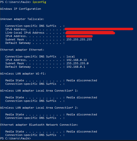 PowerShell_IPCONFIG